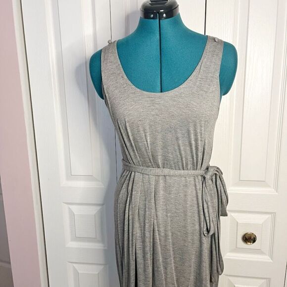 Marc by Marc Jacobs Tank Style Sleeveless Belted Scoop Neck Drape Dress - Picture 5 of 16